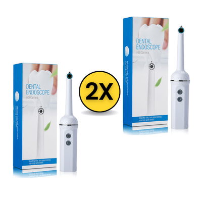ערכה עם 2 יחידות מצלמה תוך-פומית C1 WiFi HD לתמונות וסרטונים ברזולוציה גבוהה
