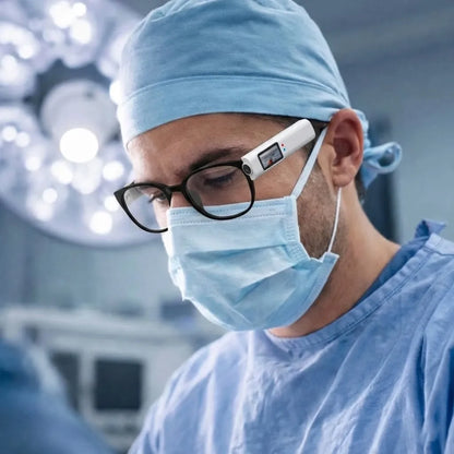 Mini Camera 2.7K with First-Person View for Magnifying Glasses and Prescription Glasses