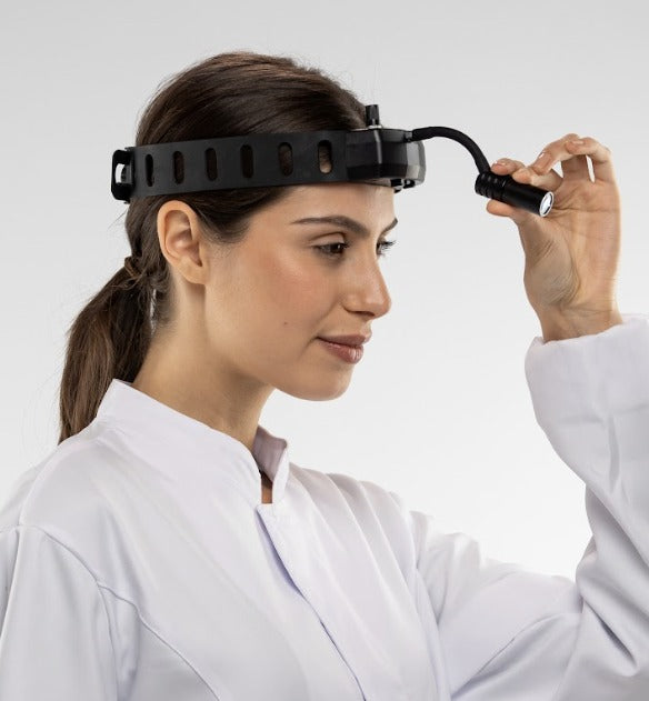 פנס ראש M-Black בהספק 5 ואט עם כוונון עוצמה, נטען